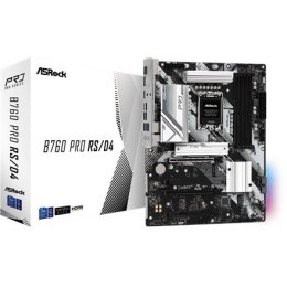 ASRock ASRock | B760 PRO RS/D4 | Rodzina procesorów Intel | Gniazdo procesora LGA1700 | DDR4 DIMM | Gniazda pamięci 4 | Obsługiwane int