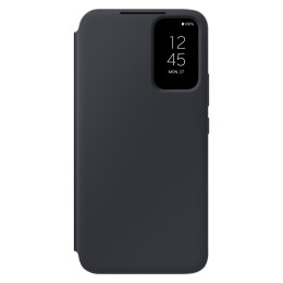 Etui pokrowiec z klapką okienkiem portfel na kartę Galaxy A34 5G Smart View Wallet czarne