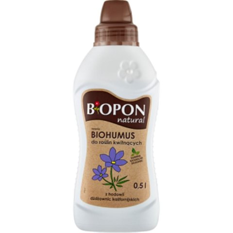 BIOPON BIOHUMUS - DO . ROŚLIN KWITNĄCYCH 0.5L