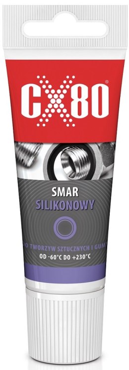 CX-80 SMAR SILIKONOWY DO TWORZYW SZTUCZNYCH I GUM NSF H1 40G