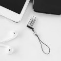 Adapter przejściówka z USB-C na micro USB - szary