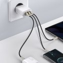 Compact szybka ładowarka sieciowa 2x USB USB-C 30W 3A PD QC biały