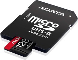 ADATA ADATA | AUSDX128GUI3V30SHA2-RA1 Karta pamięci | 128 GB | MicroSDXC | Pamięć flash klasy 10 | Adapter