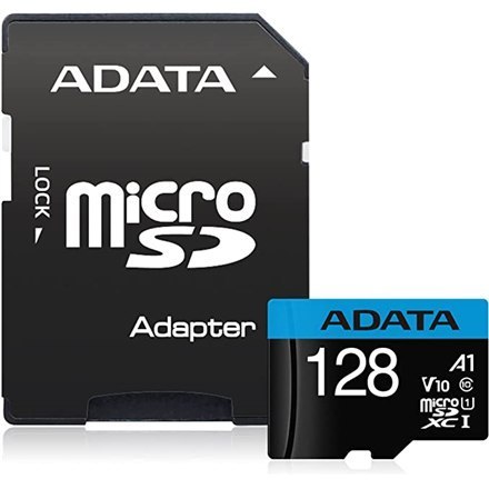 ADATA Karta pamięci ADATA | microSDXC/SDHC UHS-I | Premier | 128 GB | microSDHC/SDXC | Pamięć flash klasy 10