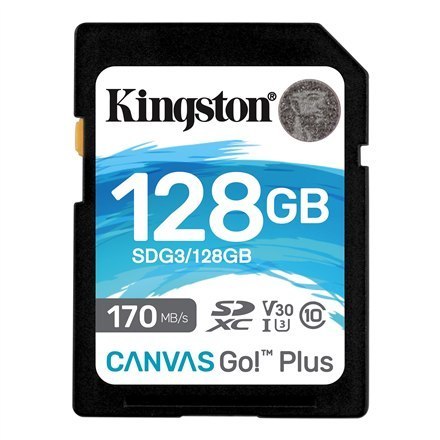 Kingston Kingston | Canvas Go! Plus | 128 GB | SD | Pamięć flash klasy 10