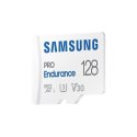 Samsung Samsung | PRO Endurance | MB-MJ128KA/EU | 128 GB | Karta pamięci microSD | Pamięć flash klasy U3, V30, Class 10 | Adapter SD