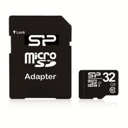 Silicon Power Silicon Power | 32 GB | MicroSDHC | Pamięć flash klasy 10 | Adapter SD