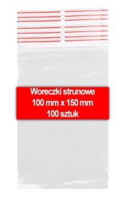 Woreczki strunowe 100x150mm 100szt