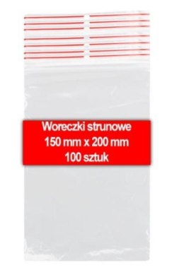 Woreczki strunowe 150x200mm 100szt