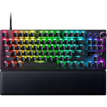 Razer Klawiatura do gier Razer Huntsman V3 Pro Tenkeyless, Przewodowa, Nordic, Czarna, Optyczna Analogowa