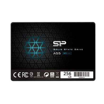 Silicon Power Silicon Power | A55 | 256 GB | Format SSD 2,5" | Interfejs SSD SATA | Prędkość odczytu 550 MB/s | Prędkość zapisu 450 MB/s