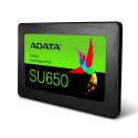 ADATA ADATA | Ultimate SU650 | 256 GB | Format dysku SSD 2,5" | Interfejs SSD SATA 6 Gb/s | Prędkość odczytu 520 MB/s | Prędkość zapis