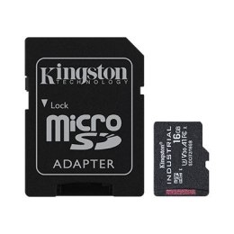 Kingston Kingston | UHS-I | 16 GB | Karta przemysłowa microSDHC/SDXC | Klasa pamięci flash Class 10, UHS-I, U3, V30, A1 | Adapter SD