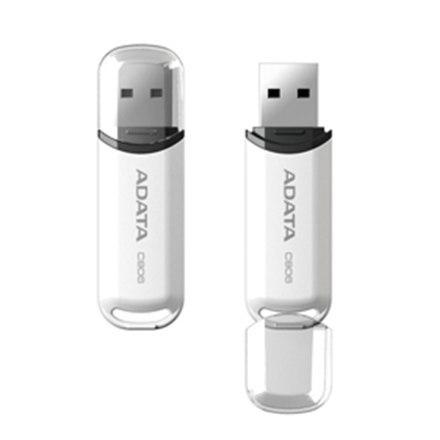 ADATA ADATA Pamięć USB 32 GB biały | C906 | USB 2.0 - Pojemna i niezawodna pamięć przenośna ADATA C906 o pojemności 32 GB, zapewniając