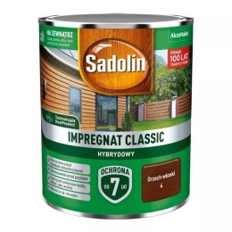 SADOLIN SADOLIN IMPREGNAT CLASSIC HYBRYDOW 7 LAT ORZECH WŁOSKI 0.75L