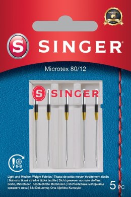 Singer Singer | Igła Microtex 80/12 5PK