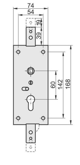 UN ZAMEK KASTEL-1 PIONOWY