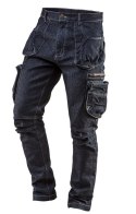 NEO SPODNIE ROBOCZE 5-KIESZENIOWE DENIM ROZMIAR M