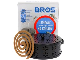 BROS SPIRALE NA KOMARY Z DEKORACYJNĄ OSŁONĄ 6SZTU.