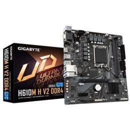 Gigabyte Gigabyte | H610M H V2 G1.0 | Rodzina procesorów Intel | Gniazdo procesora LGA1700 | DDR4 DIMM | Obsługiwane interfejsy dysków tw