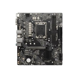 MSI MSI | PRO H610M-G | Rodzina procesorów Intel | Gniazdo procesora LGA1700 | DDR5 | Obsługiwane interfejsy dysków twardych SATA, M