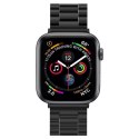 Pasek bransoleta stalowa Fit Band do smartwatch Apple Watch 4-8 / SE / Ultra czarna