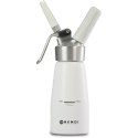 Syfon do bitej śmietany N2O Kitchen Line ZESTAW + 3 końcówki 0.25L - biały - HENDI 588031