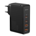 Ładowarka sieciowa Baseus GaN2 Pro, 2x USB + 2x USB-C, 100W, EU (czarna)