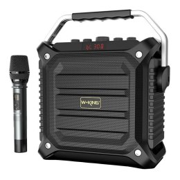 Głośnik bezprzewodowy Bluetooth W-KING K3H 100W + mikrofon (czarny)