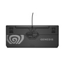 Genesis THOR 230 | Mechaniczna klawiatura do gier | Przewodowa | USA | Anchor Grey Negative | USB Type-A | Outemu Red