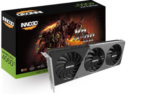 Karta graficzna INNO3D GeForce RTX 4060 Ti X3 OC 8GB GDDR6 DLSS 3