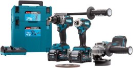 MAKITA ZESTAW COMBO 40V XGT DF001G+TD001G+GA005G 2*4.0AH MAKPAC