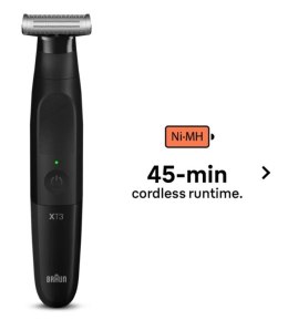 Braun Braun Beard Trimmer | Series XT 3100 | Cordless | Number of length steps 3 | Black