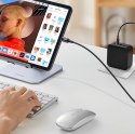 Kabel przewód USB-C 5A szybkie ładowanie PD QC 1m biały