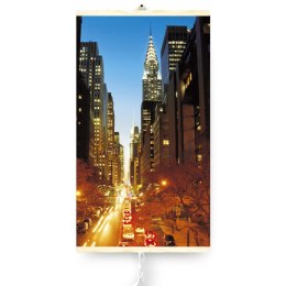 Grzejnik na podczerwień - giętki panel grzewczy 430W TRIO wzór 2 manhattan, wymiary 100x57cm z regulatorem