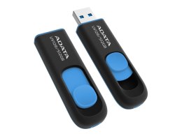 ADATA Pamięć USB ADATA UV128 o pojemności 512 GB, złącze USB 3.2 Gen1, kolor czarny/niebieski