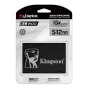 Kingston Kingston | KC600 | 512 GB | SSD form factor 2.5" | SSD interface SATA | Read speed 550 MB/s | Write speed 520 MB/s