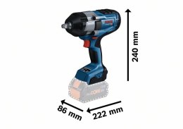 BOSCH KLUCZ UDAROWY AKUMULATOROWY 1/2' GDS 18V-1000 0*AH