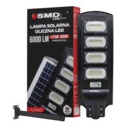 UN LAMPA LED ULICZNA SOLARNA 270W 6000K + UCHWYT