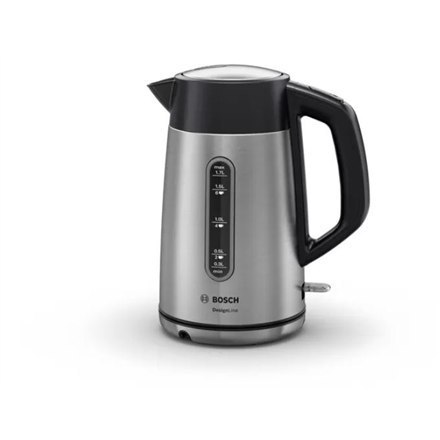 Bosch Bosch | Kettle | DesignLine TWK4P440 | Electric | 2400 W | 1.7 L | Stainless steel | 360° rotational base | Stainless steel/Blac