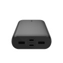 Powerbank Belkin BoostCharge 32W PD PPS 4-Port Power Bank 26K 2xUSB-A + 2xUSB-C 26000mAh 32W Black