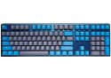 Klawiatura gamingowa Ducky One 3 Daybreak RGB Gaming USB Niemiecki Czarny, Niebieski, Zielony