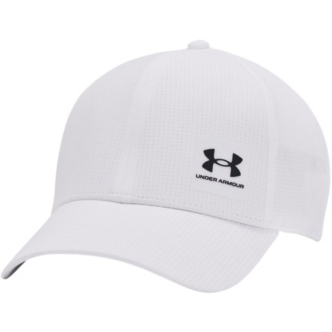 Czapka z daszkiem męska Under Armour Iso-Chill Armourvent Adj OSFM biała 1383440 100