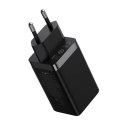 Ładowarka sieciowa Baseus GaN 5 Pro Fast Charger CCGP120201 65W 1x USB-A 2x USB-C PD 3.0 QC 4.0 + kabel USB-C