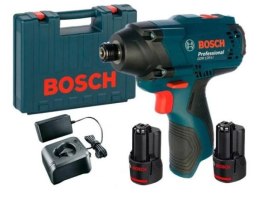 BOSCH KLUCZ UDAROWY AKUMULATOROWY 1/4'' GDR 120-LI 2*2.0AH