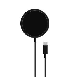 ND38_CUSBCMAG1BLK Puro Magnetic Charging Cable USB-C Magsafe ? Ładowarka bezprzewodowa indukcyjna 15W (czarny)