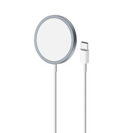 ND38_CUSBCMAG1LBLUE Puro Magnetic Charging Cable USB-C Magsafe ? Ładowarka bezprzewodowa indukcyjna 15W (niebieski)