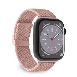 ND38_PUAW40LOOPROSE Puro Loop Band - Pleciony pasek do Apple Watch 38/40/41 mm (różowy)