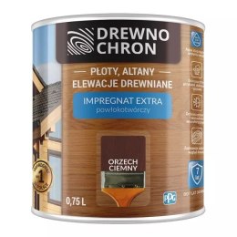 DREWNOCHRON DREWNOCHRON IMPREGNAT POWŁOKOTWÓRCZY ORZECH CIEMNY 0.75L