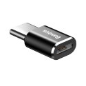 Adapter Mini przejściówka z micro USB na USB-C - czarny